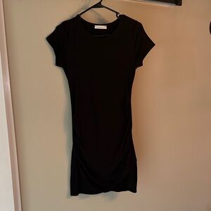 NWOT Black bodycon t-shirt dress